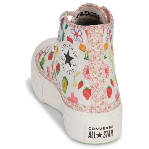 Converse - CHUCK TAYLOR ALL STAR LIFT-FESTIVAL- JUICY GREEN GRAPHIC - Multicolore