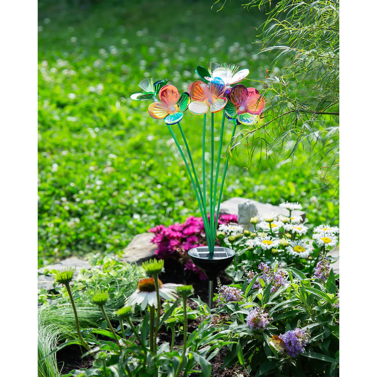 Solar-LED-Gartenstecker 