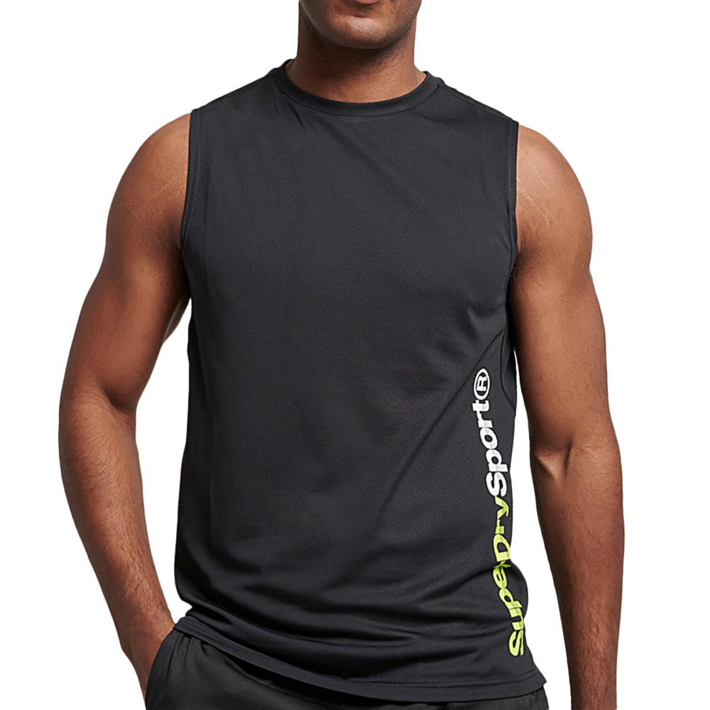 Superdry Débardeur Noir Homme Superdry Active Vest
