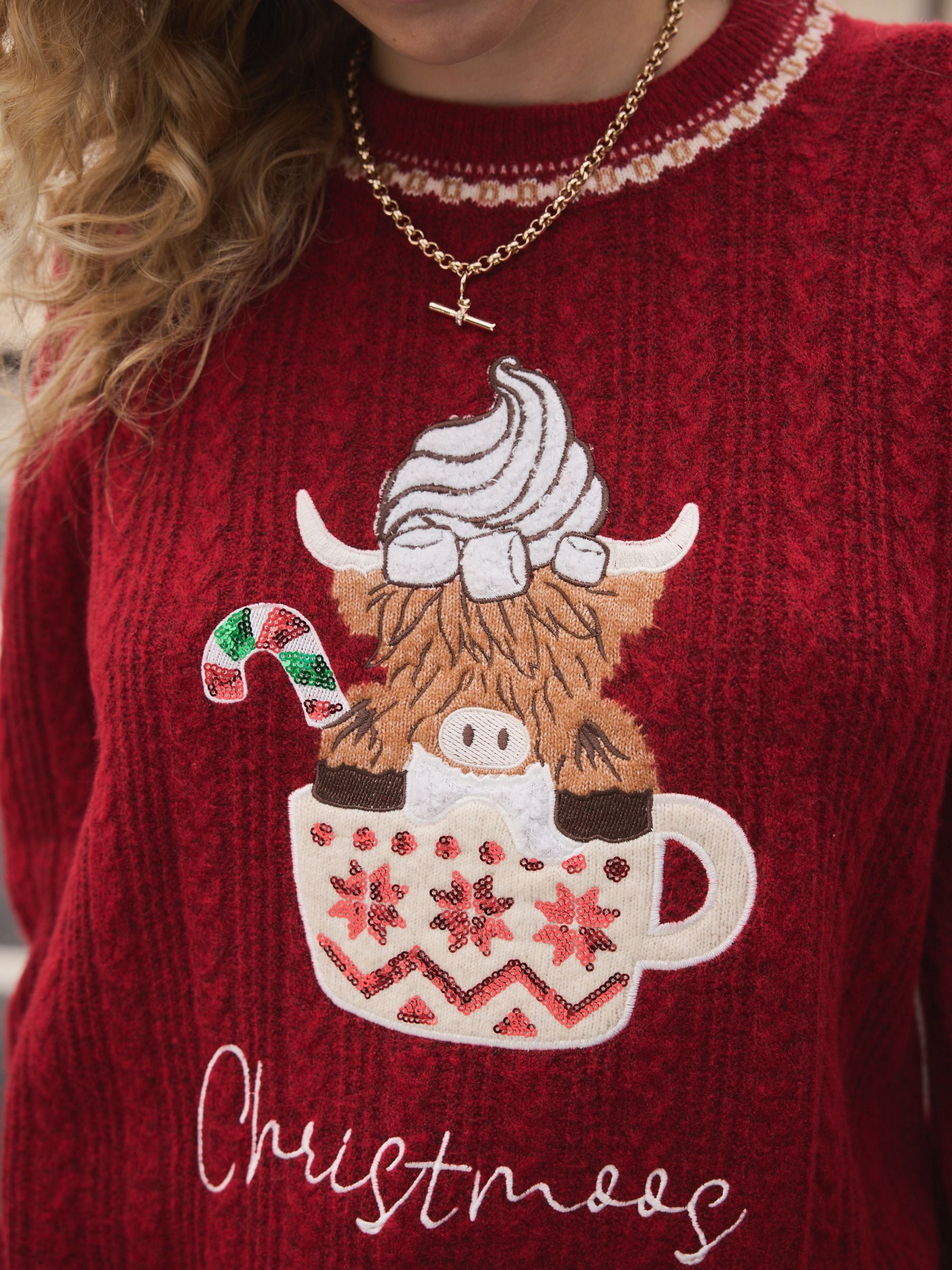 Rood Hamish mok grafisch ontwerp - Kersttrui