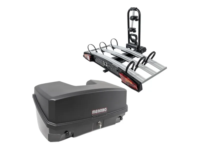 Menabo Mizar bagageboks 300L sort   Alcor bundle