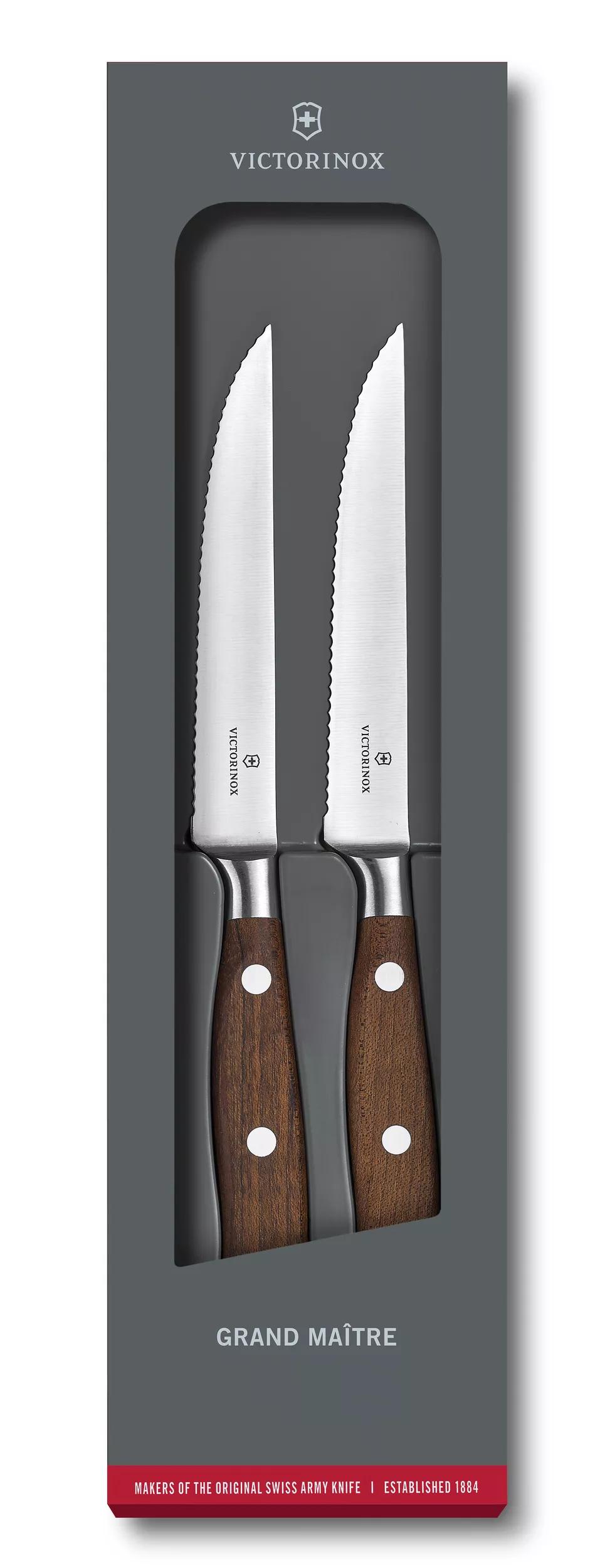 Grand Maître Wood Steakmesser-Set-Modifiziertes Ahornholz
