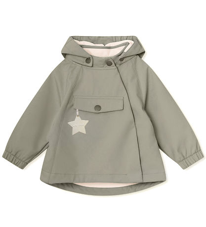 Mini A Ture Softshelljacke m. Fleece - MatWai - Vert