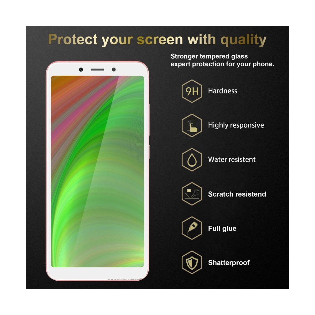 Xiaomi RedMi 6A 3x Skjermbeskytter Skärmskydd