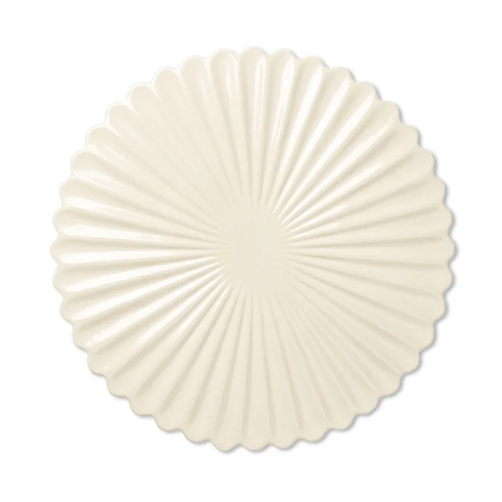 Ferm Living - Fountain Tortenplatte, off-white