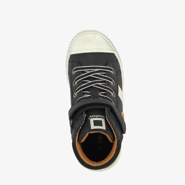 Blue Box hoge jongens sneakers zwart/wit