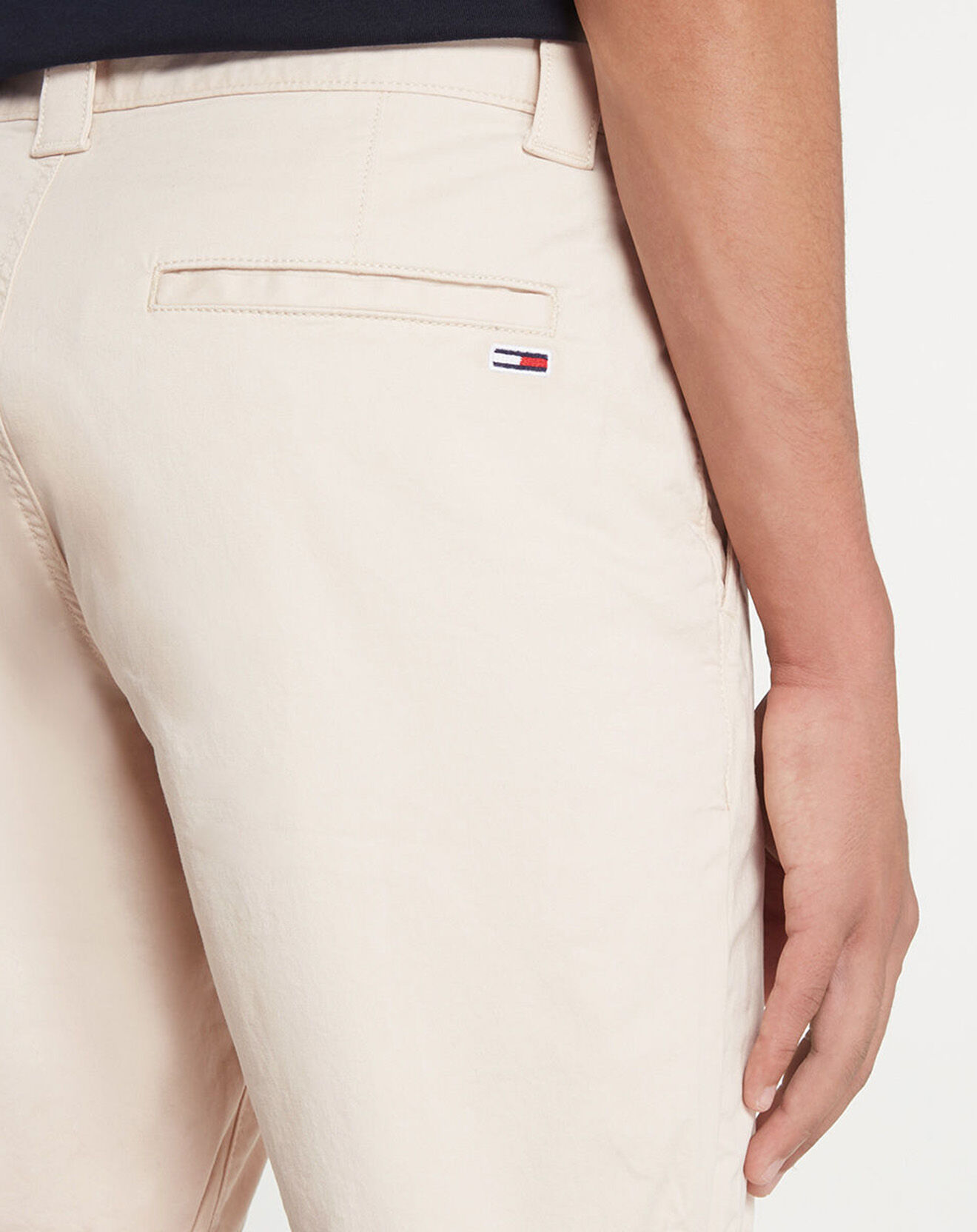 Tommy Jeans Short 100% Coton Bio Tjm Scanton beige clair