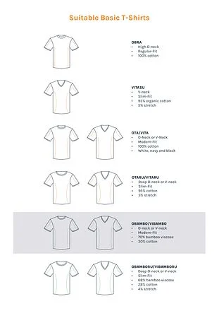 Suitable Vibambo T-Shirt V-Hals Wit 2-Pack 3120 V-Bamb Vibambo kopen