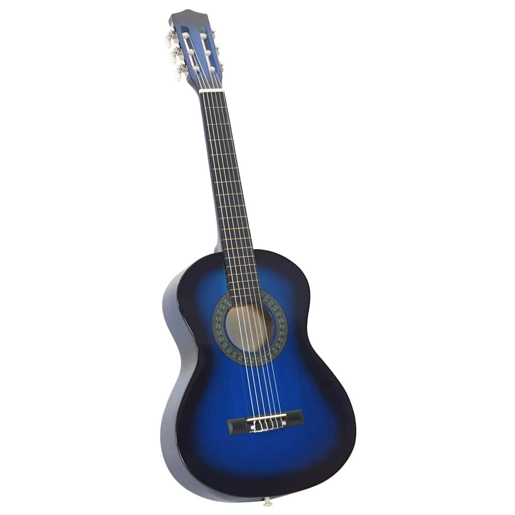 vidaXL 8-delige klassieke gitaar leerset, 1/2, 34