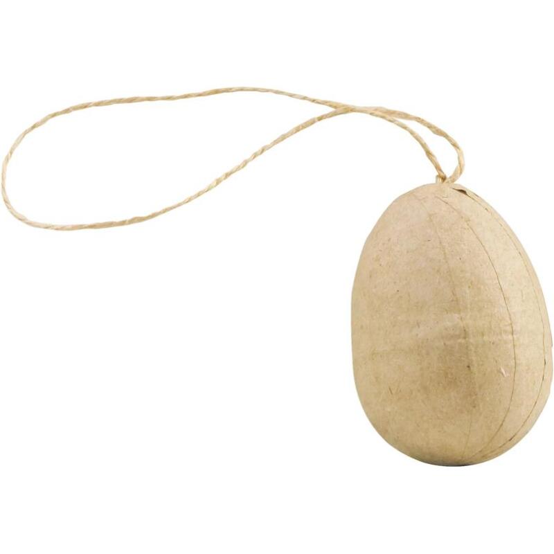 Sachet de 5 oeufs à suspendre 4x11x15cm - Kraft