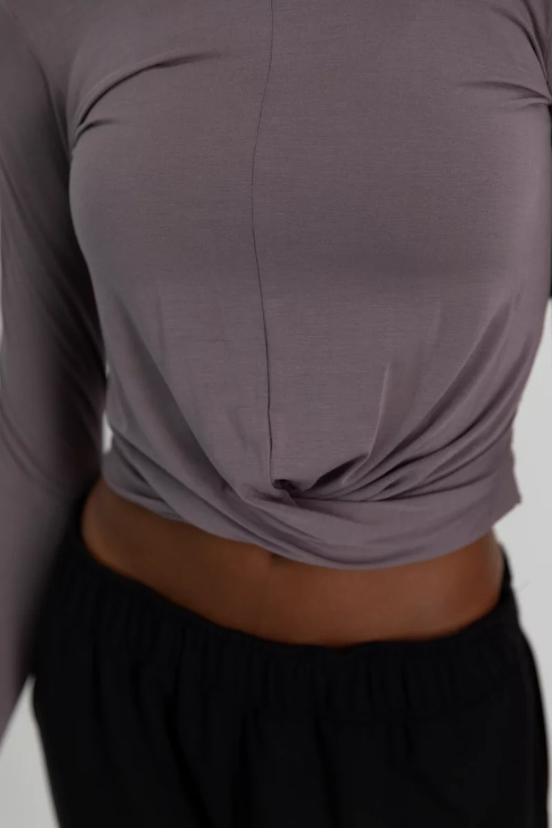 POWERZONE Yoga Crop Damen Longsleeve