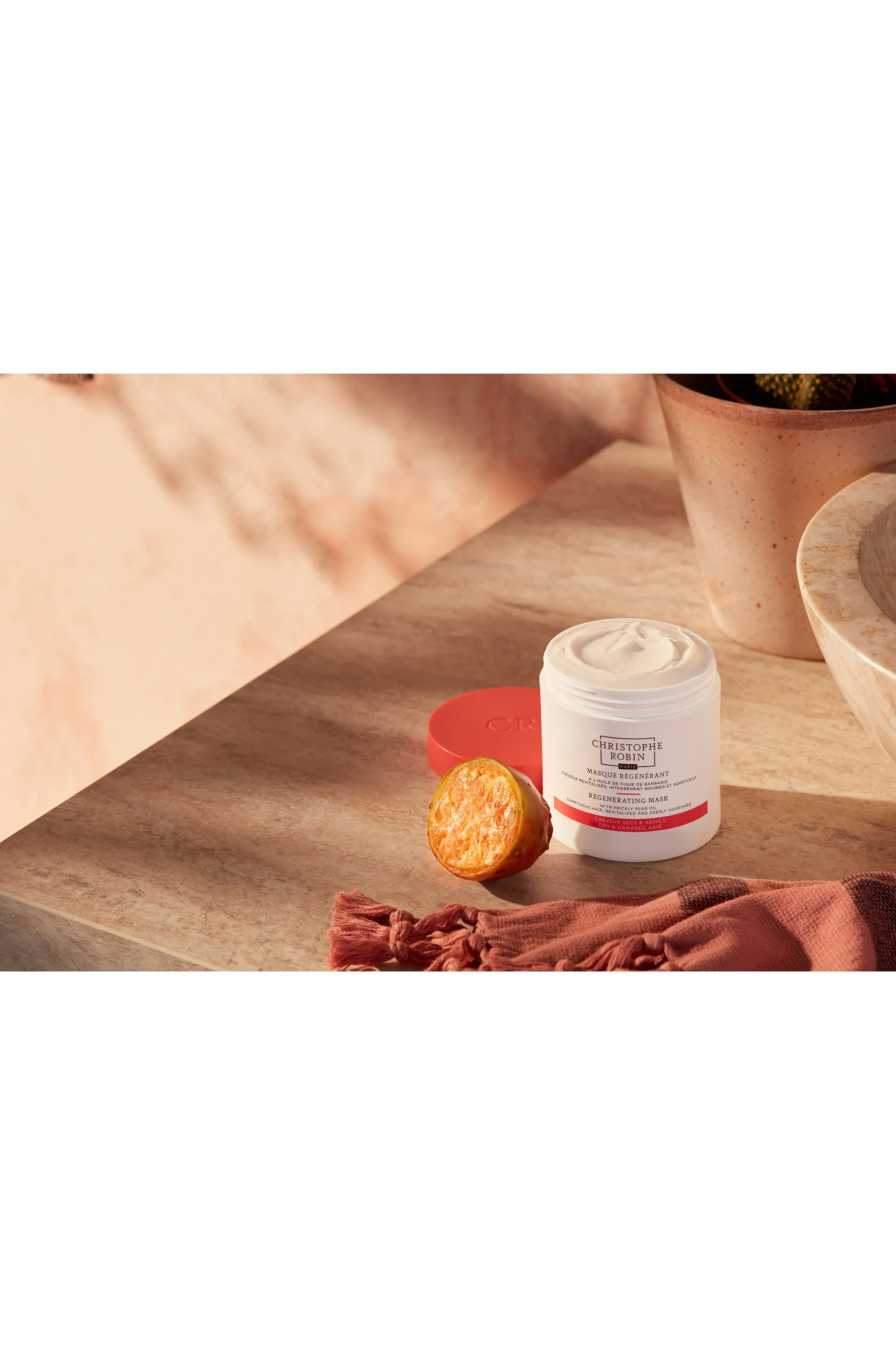 Christophe Robin Masque régénérant à l’huile de figue de barbarie-250 ml