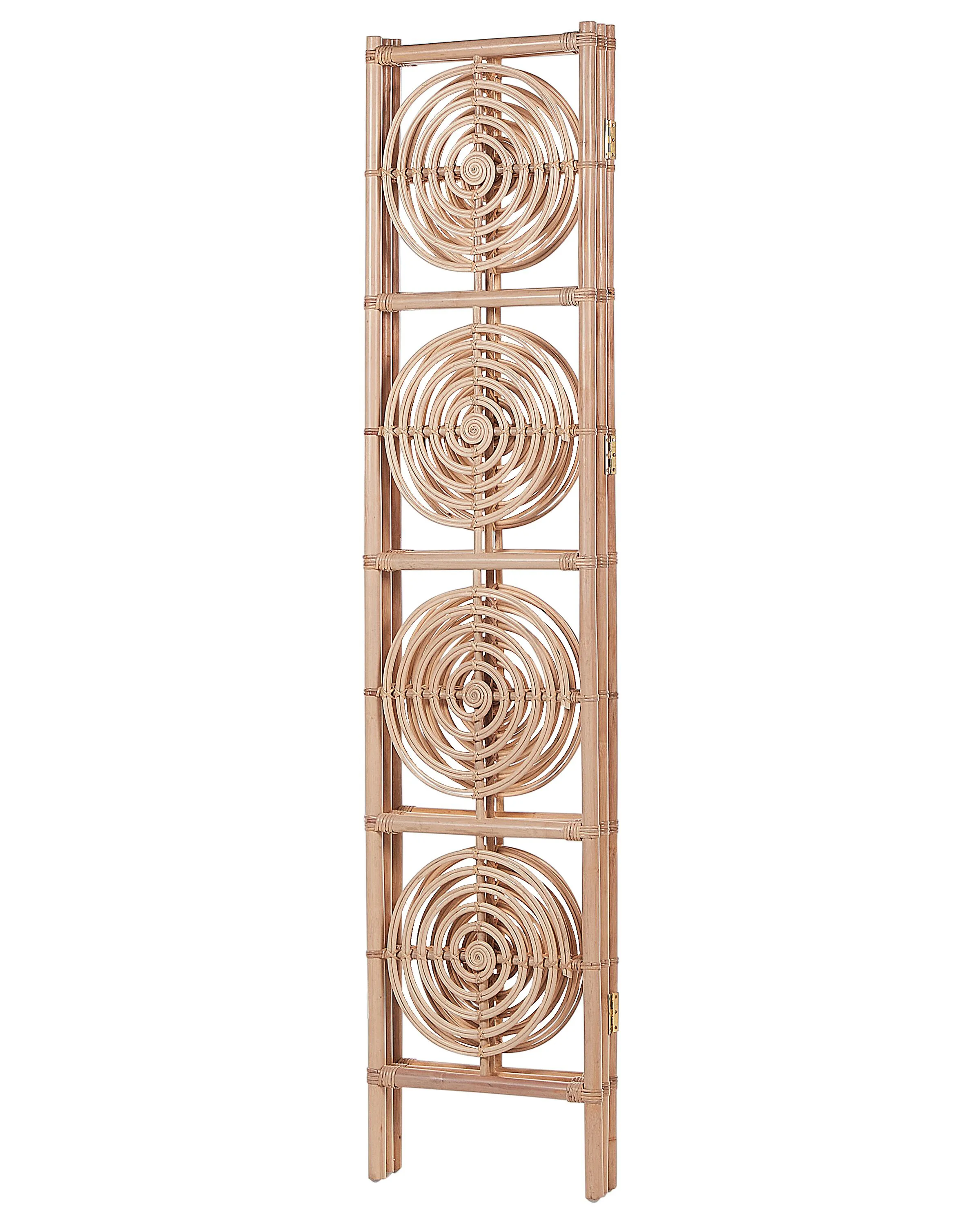 Roomdivider met 3 panelen ALTAMURA Lichtbruin 117 cm 180 cm