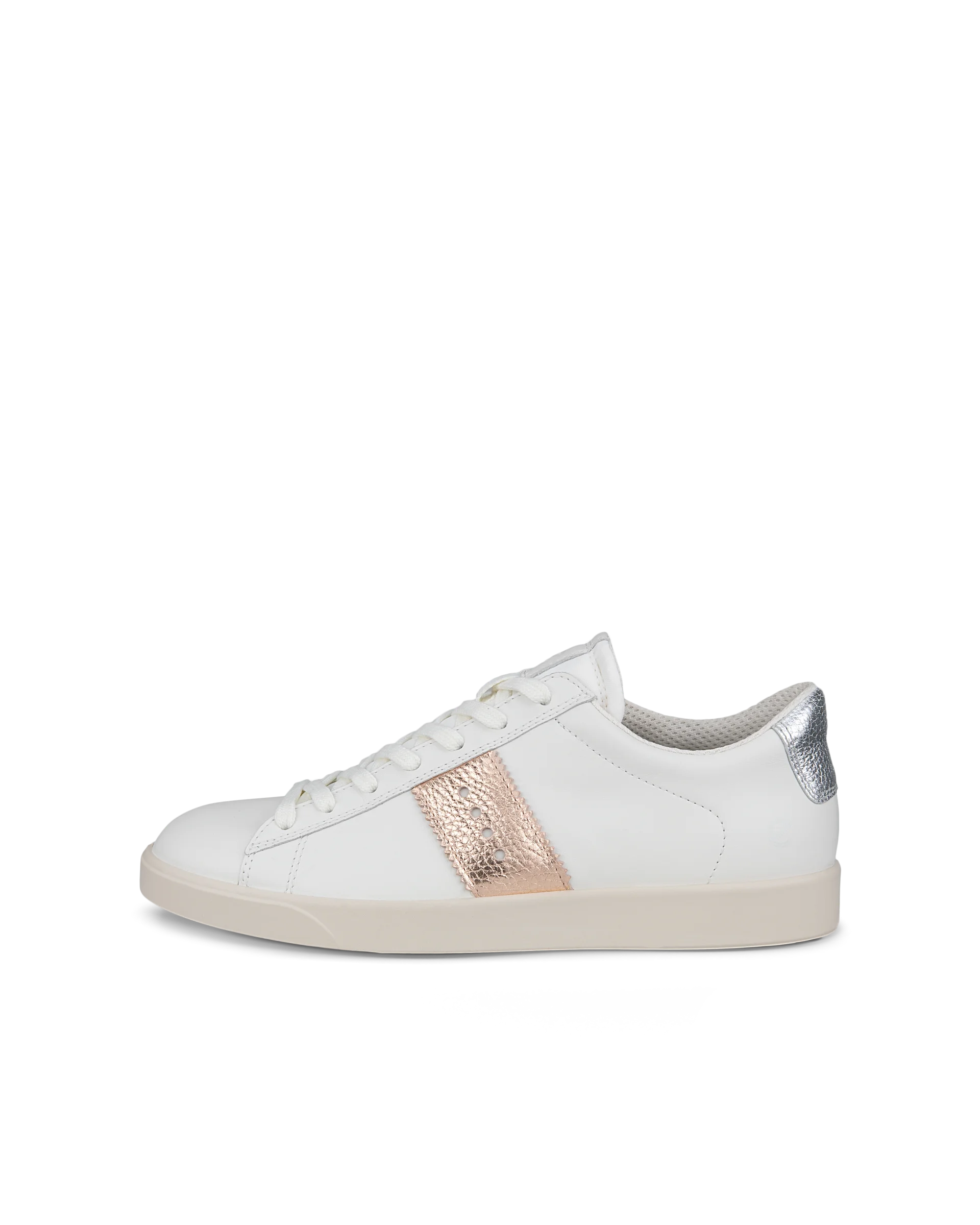 ECCO STREET LITE W Damen Ledersneaker Weiß