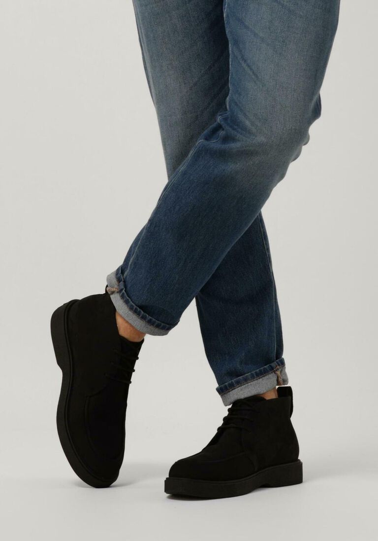 CALVIN KLEIN zwarte calvin klein veterboots desert boot n