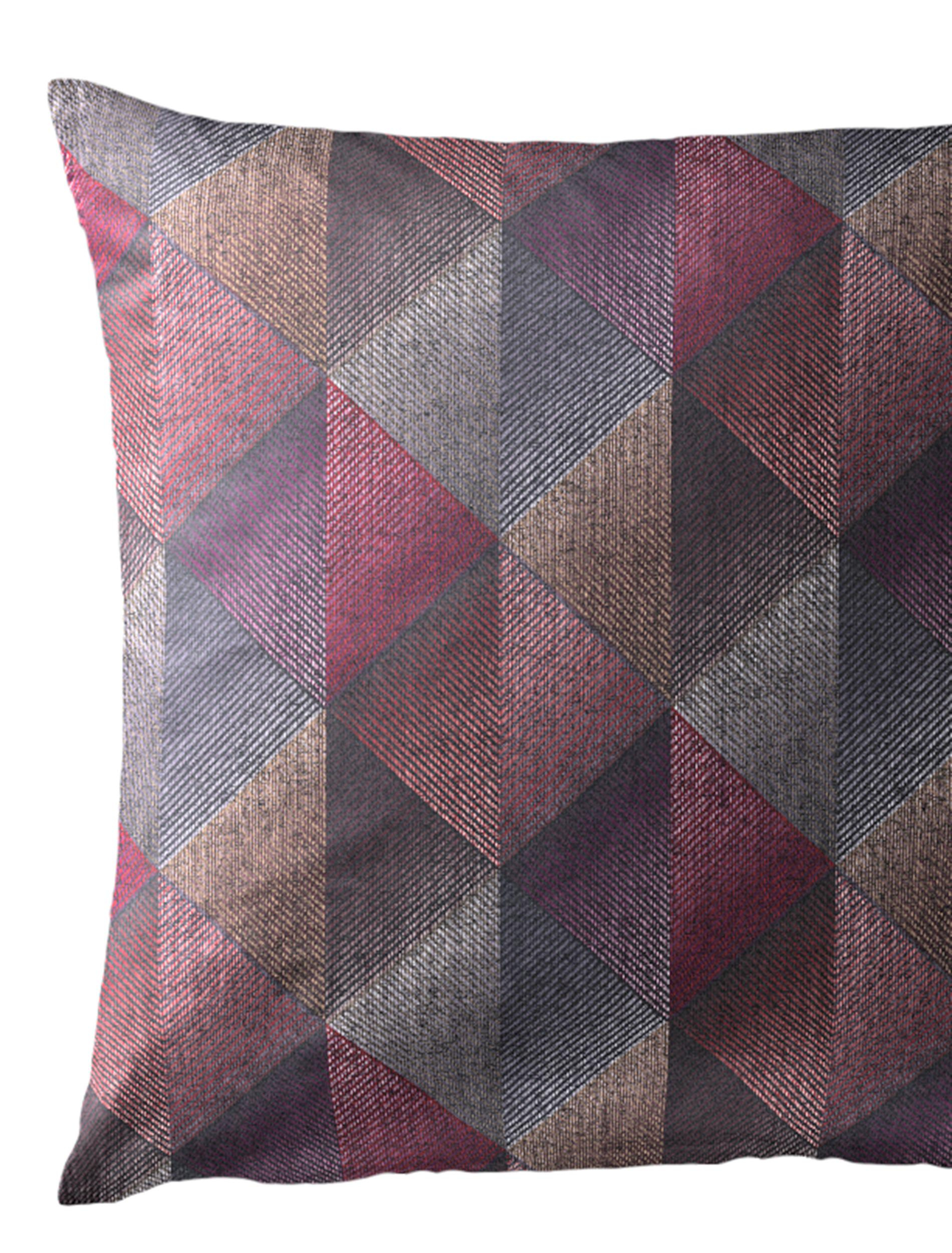 Bettwäsche Mako-Satin plum 135x200cm, mit 1 Kissen