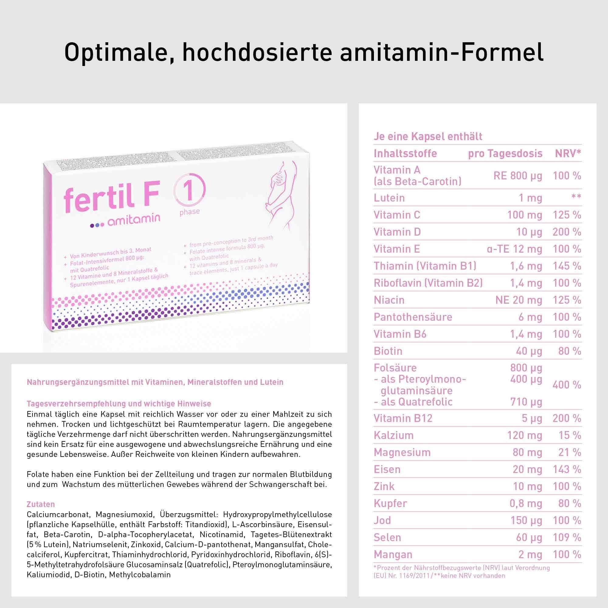 amitamin® fertil F phase 1