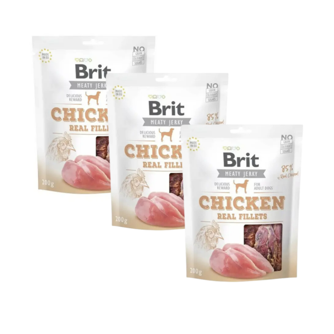 Brit Jerky - filets de poulet pour chien