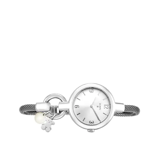 Relógio analógico Hold Charms em aço
