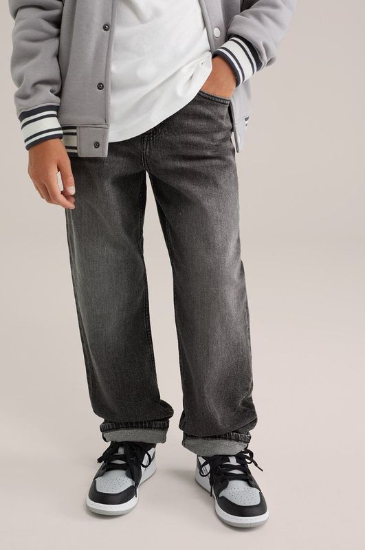 Blue Ridge - Loose Fit Jeans - Donkergrijs - Jongens