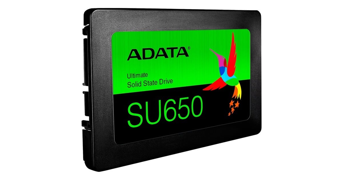 ADATAUltimate SU650, 512 GB SSD  (Zwart, ASU650SS-512GT-R, SATA/600)
