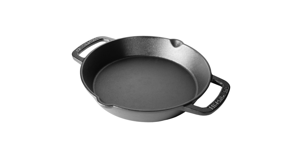 The WindmillSkillet L met 2 handvatten bak-/braadpan  (Zwart, Ø 25 cm)