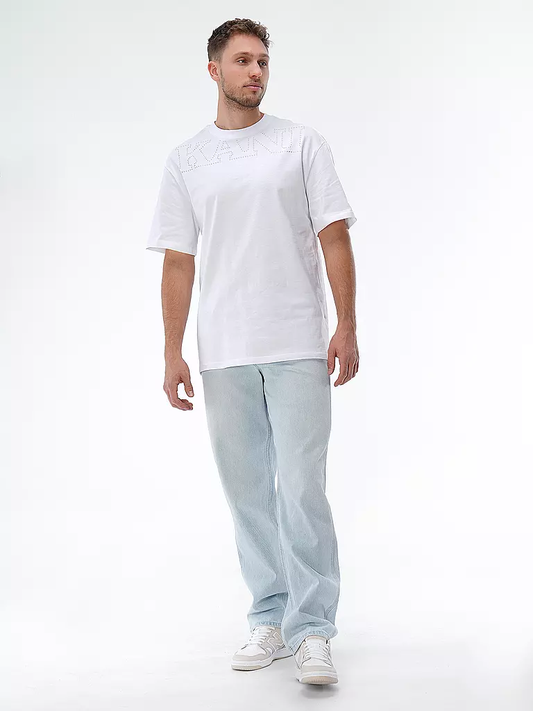 KARL KANI T-Shirt weiss