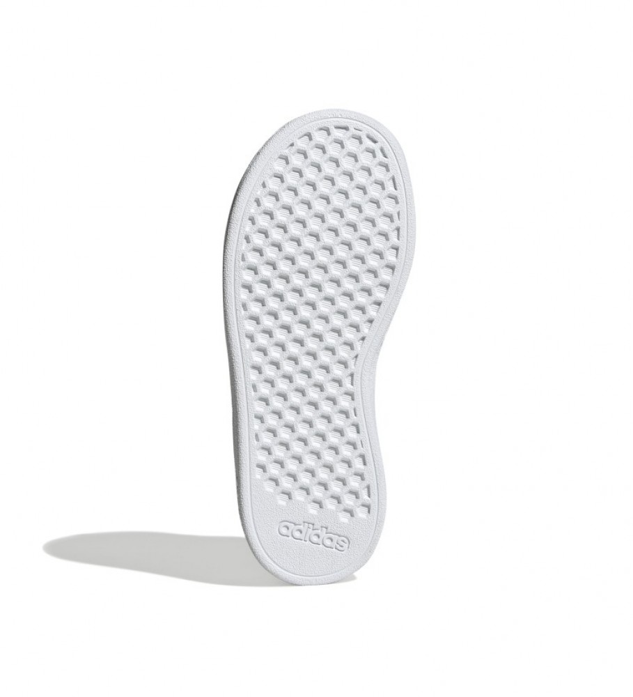 Tênis adidas Grand Court Lifestyle com cadarço, branco