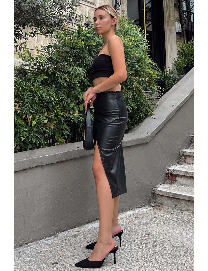 Pencil Skirt Ladies Black