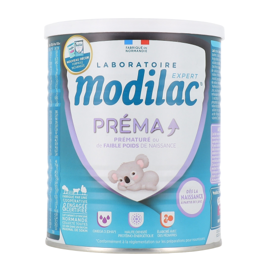 Modilac Expert Préma : lait en poudre pour bébé prématuré