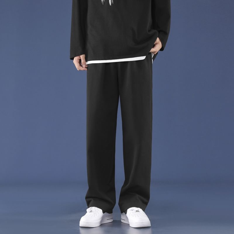 Blueforce - Hoge taille rechte broek