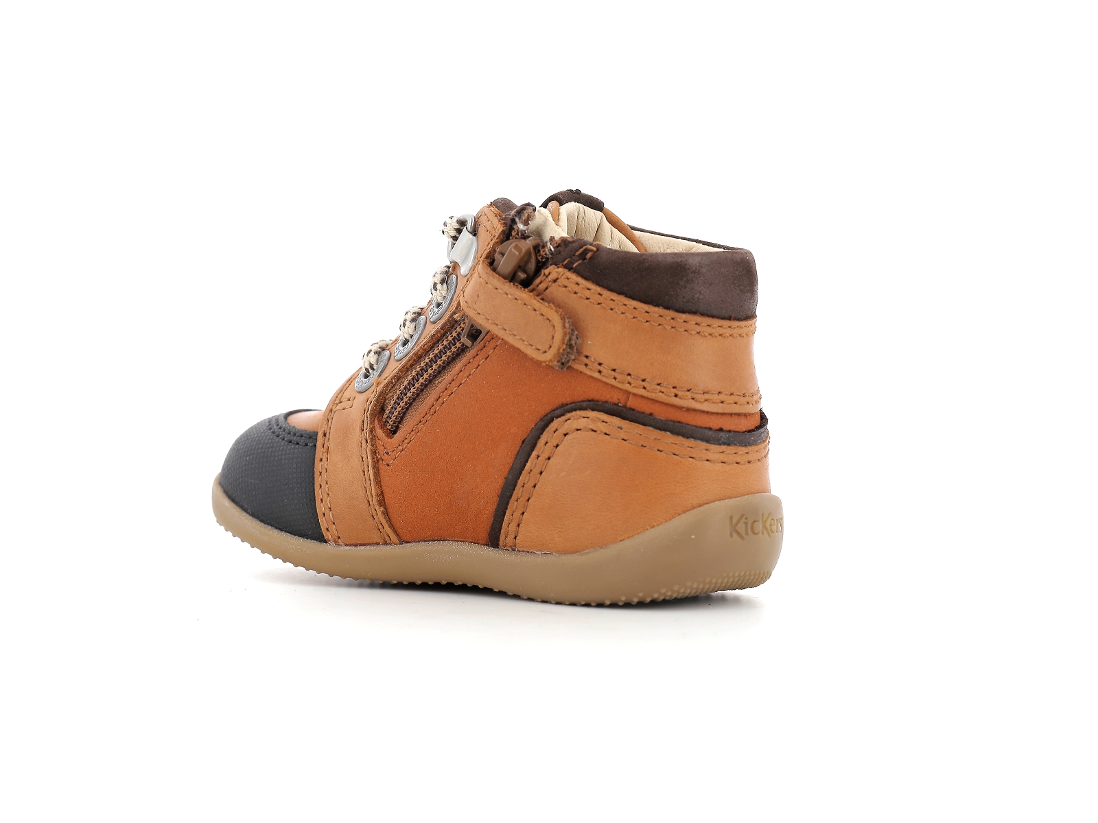 Kickers-BINS MOUNTAIN 878602 Cuir Camel