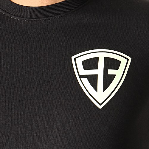 Sweat Crewneck Glow In The Dark Dossard Noir