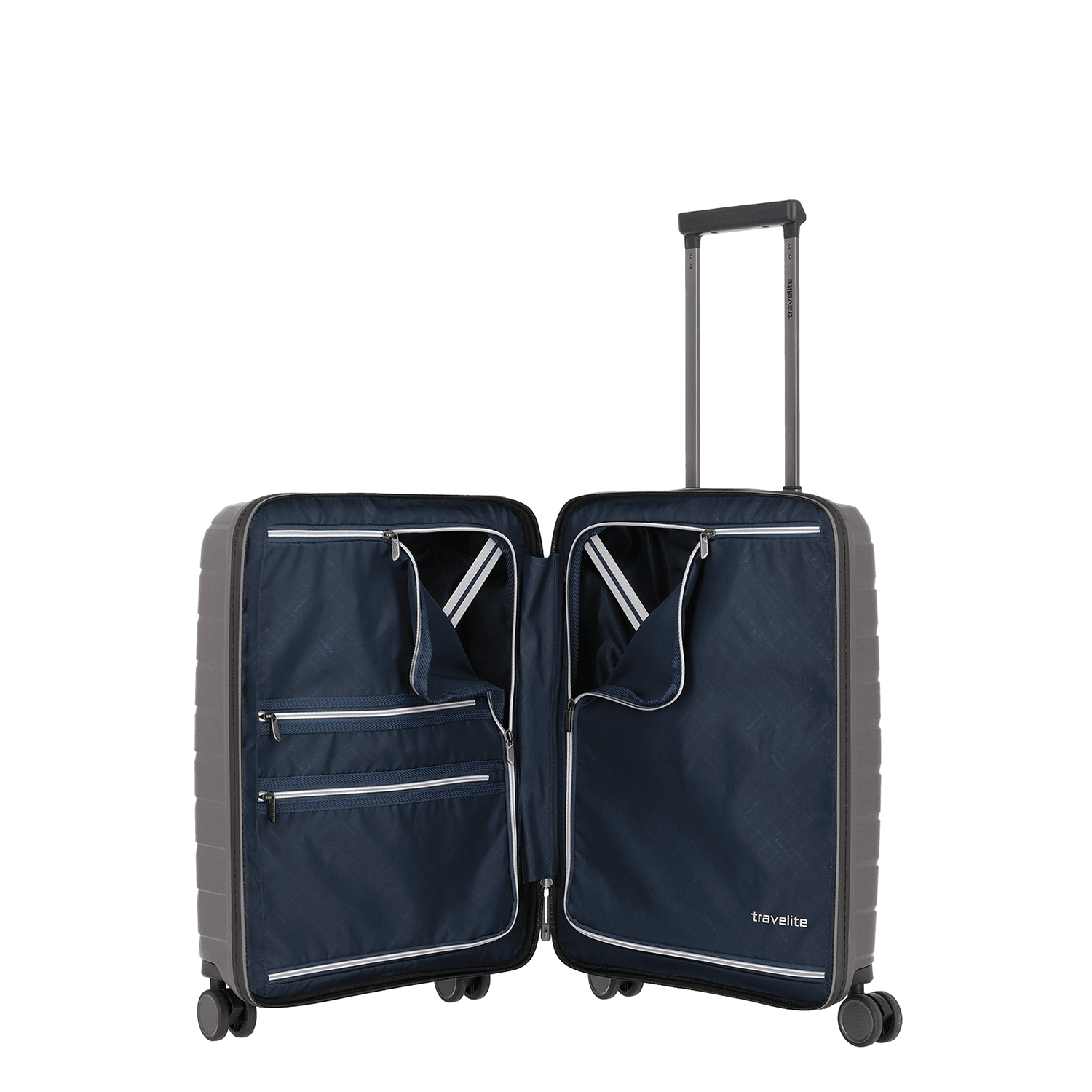 Travelite Air Base 4 Wiel Trolley S Front-Pocket anthracite
