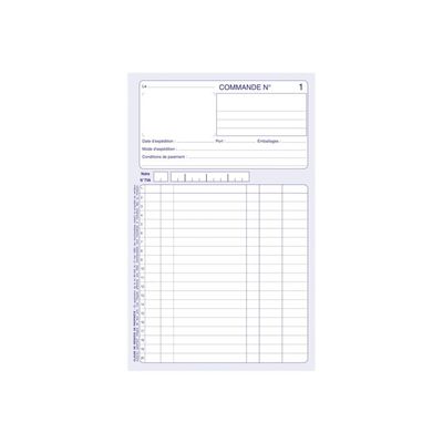 ELVE - Manifold Carnet de commandes - 50 tripli - 21 x 14 cm