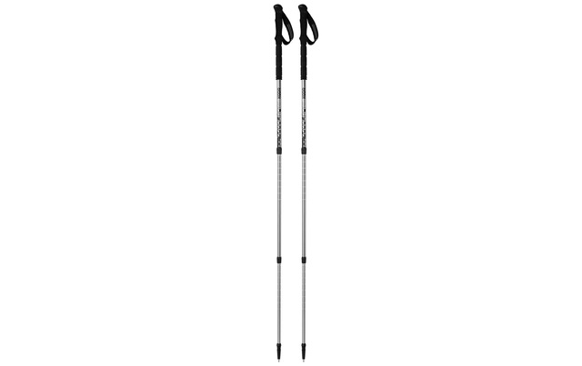 KOOR Wanderstock »Alu silber-schwarz 140cm«
