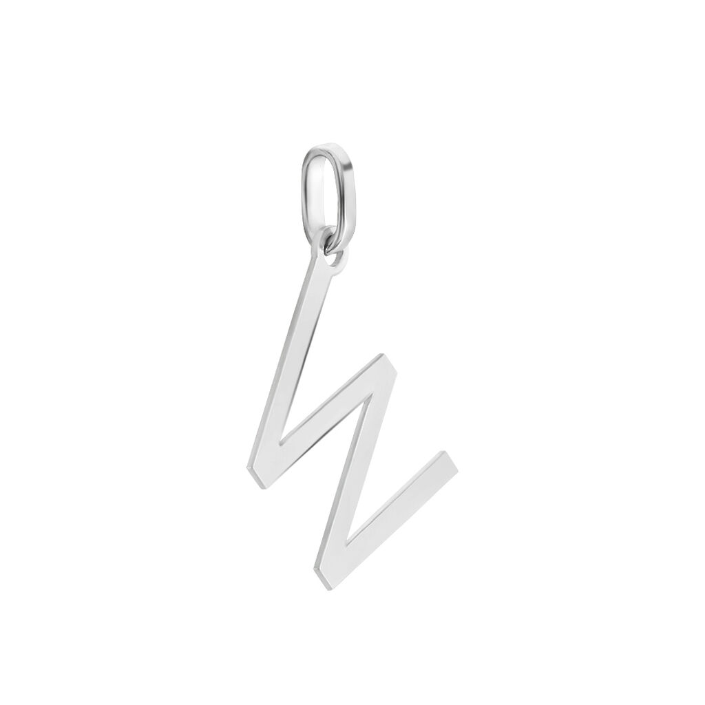 Pendentif Ionia Lettre Or Blanc