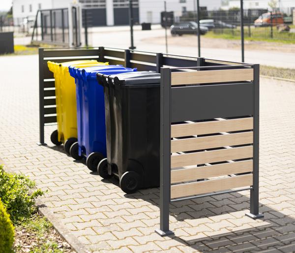 Westmann Mülltonnenverkleidung Planum 4er