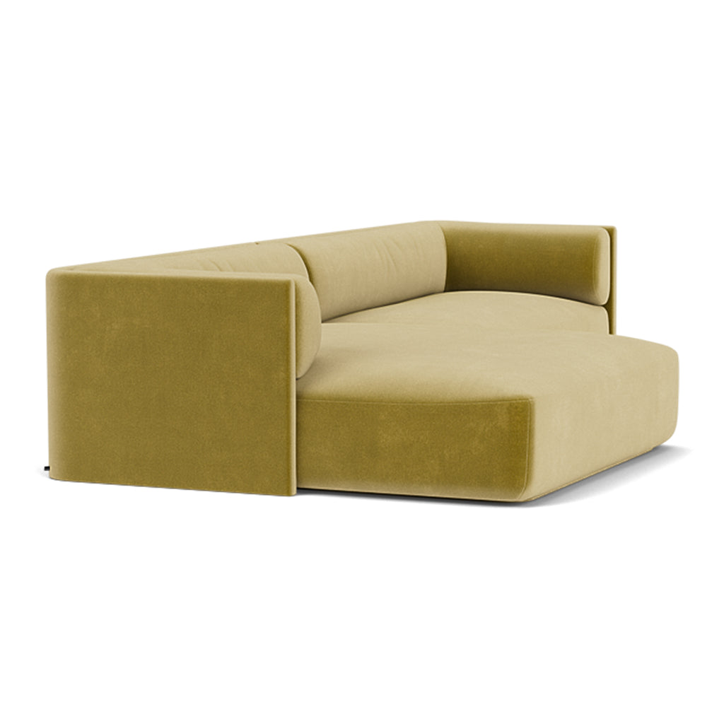 FÃST Bolster Hoekbank met Chaise Longue - Royal / Pistache