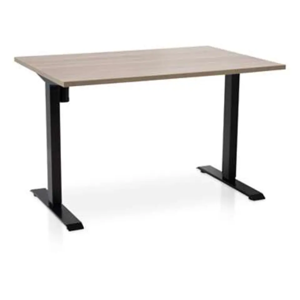 MRC EASY elektrisch ARBO zit-sta bureau - 120x80 cm - midden eiken