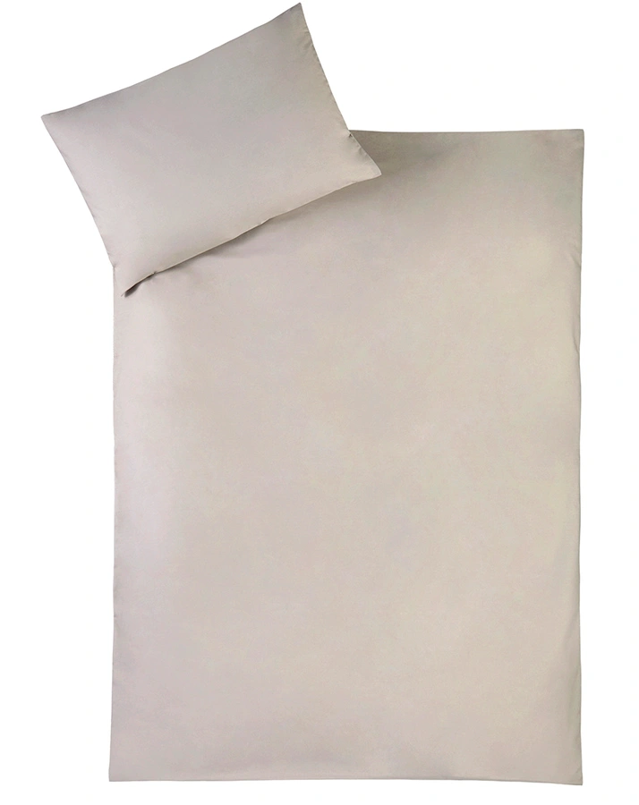 Bettwäsche UNI (100x135/40x60) in taupe