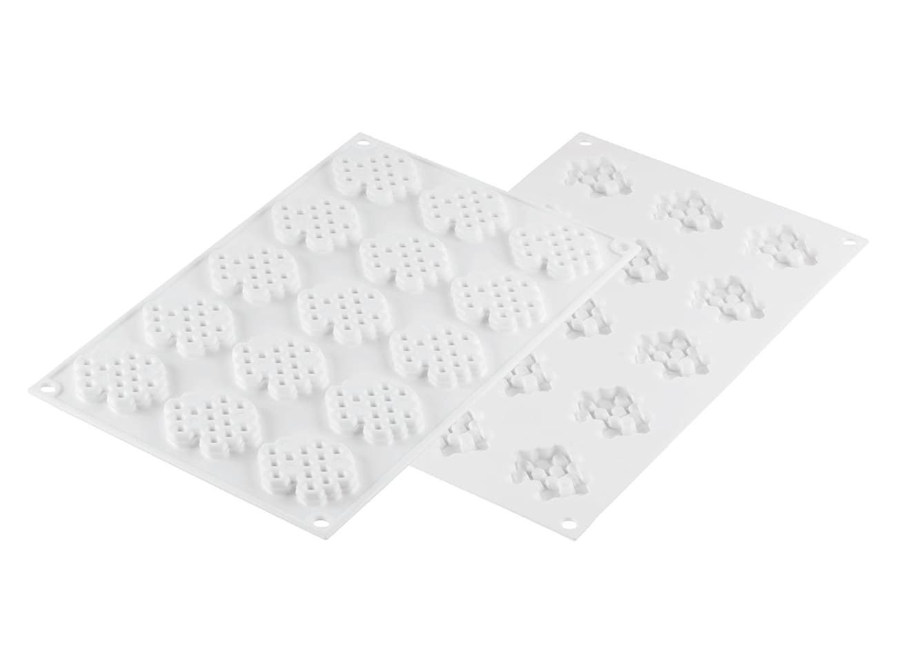 Moule silicone nid d'abeille - 15 empreintes - 30 x 17,5 cm - Silikomart
