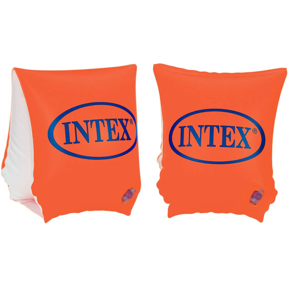 Intex zwembandjes deluxe - 18 t/m 30 kg - oranje