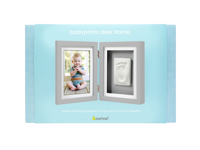 Babyprints Ramme Dobbel Grå