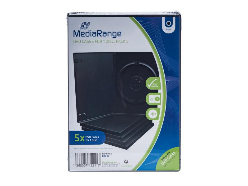 MediaRange Hülle DVD 1 Disc DVD Ersatzhüllen
