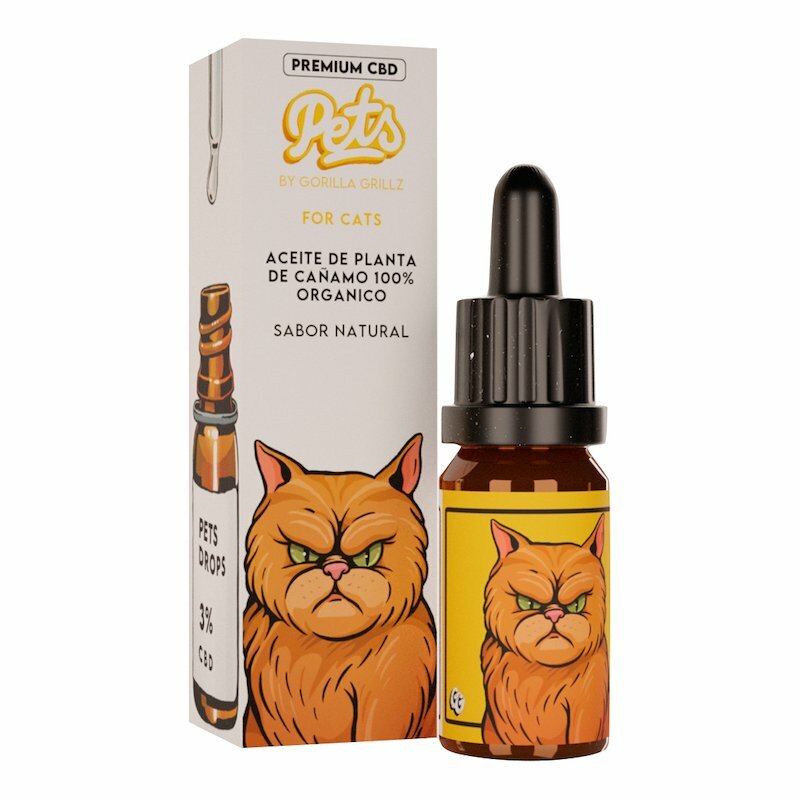 Óleo de CBD 3% para gatos