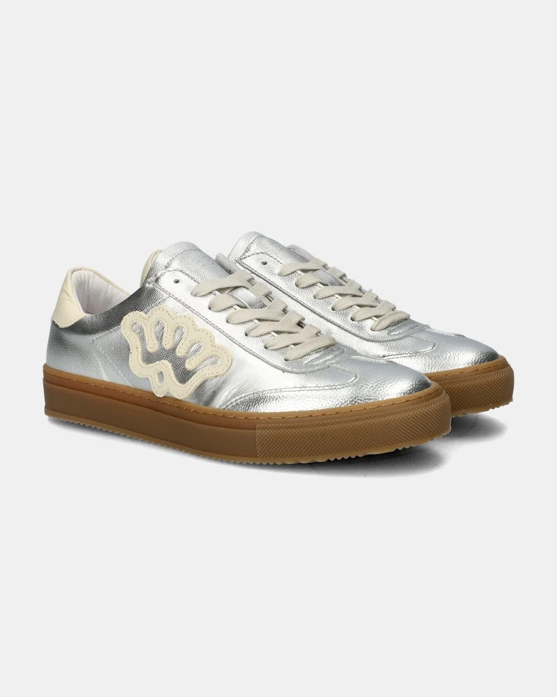 Shabbies Amsterdam Rabia Yana Lage sneakers  - zilver