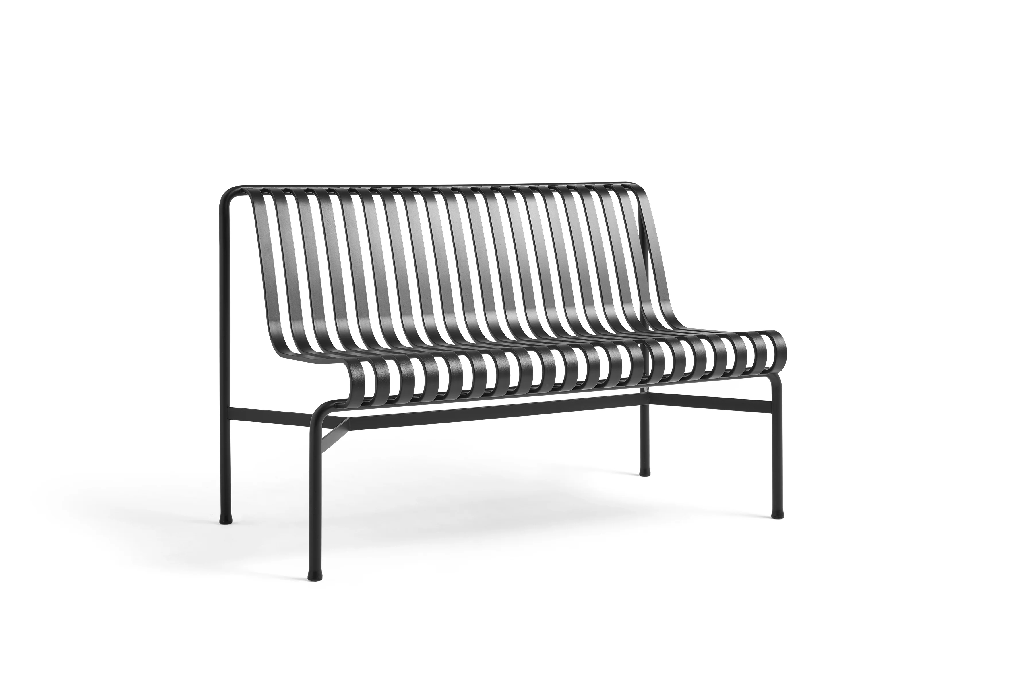 HAY  Palissade Dining bænk u/armlæn - Anthracite