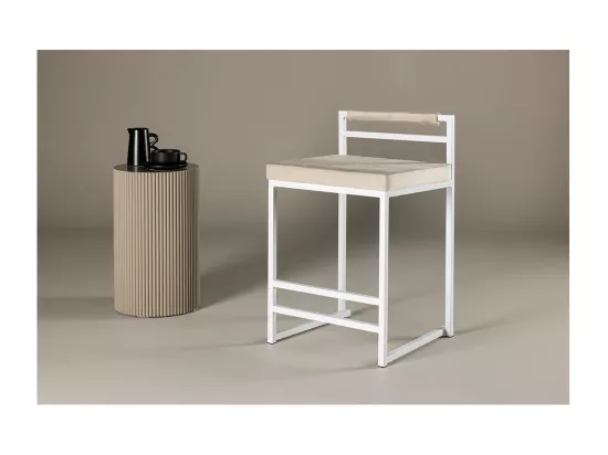 Chaise de Bar en Velours 