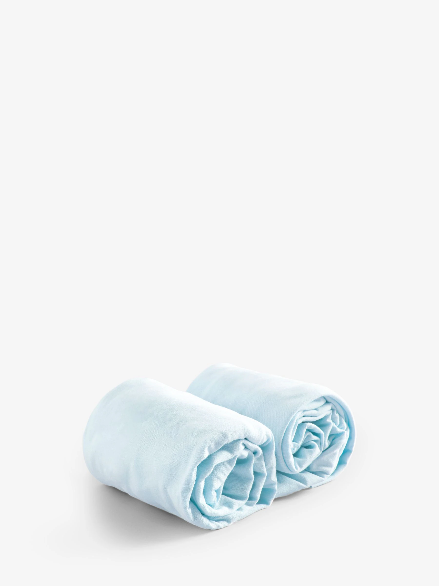 2 100% katoenen jersey hoeslakens voor baby's